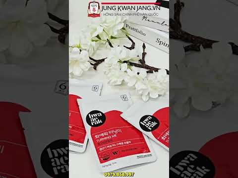 [Mở Hộp] Nước Hồng Sâm Phụ Nữ Jung Kwan Jang (홍삼정) Hwa Ae Rak 70ml x 30 gói 