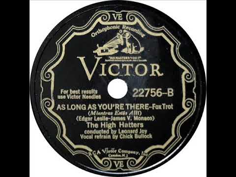 High Hatters - As Long As You're There (Chick Bullock)