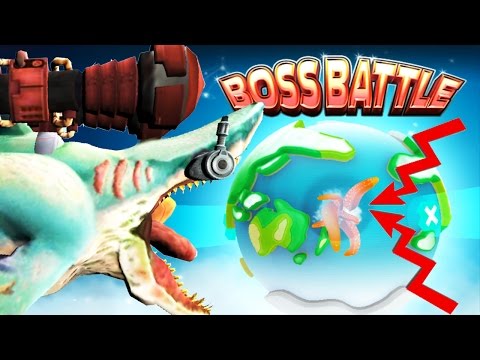 COLOSSAL GIANT SQUID BOSS vs Megalodon | Hungry Shark World | New Christmas Update