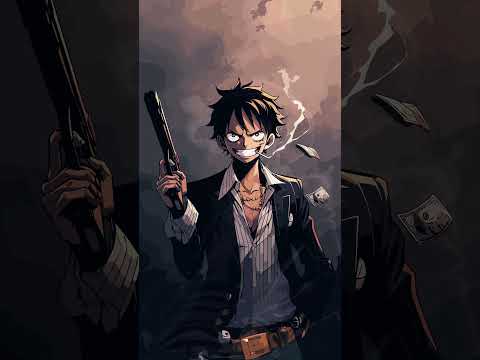 Gangster Luffy One piece wallpapers #shorts