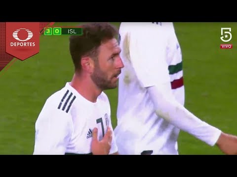 Layún scores a brace | Mexico 3-0 Iceland | Friendly | Televisa Deportes