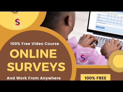 Online Survey & Work From Anywhere || Video Course || Secret Online Earning || Earn Money Online ||