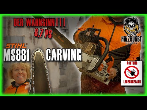 STHIL MS881 as carving conversion? | that's going wrong | Locke tames the beast