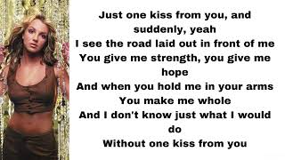 Britney Spears - One kiss from you (lyrics)
