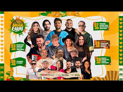 ARRAIAL DO CARIRI 2026 EM POCINHOS - MELHOR SÃO JOÃO DA REGIÃO! -  🟡🌵🌵🟢