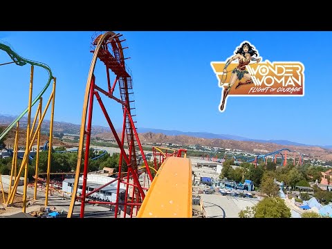 Front row point of view footage of Wonder Woman Flight of Courage