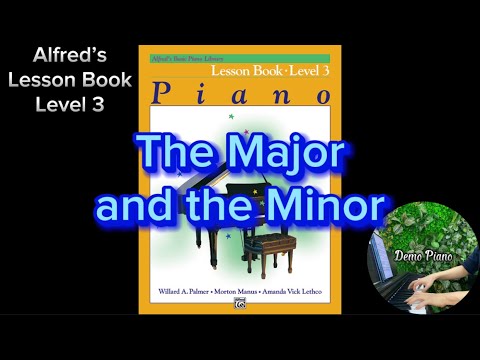 The Major and the Minor (P28) | Lesson Book - Level 3 | Alfred’s Basic Piano Library