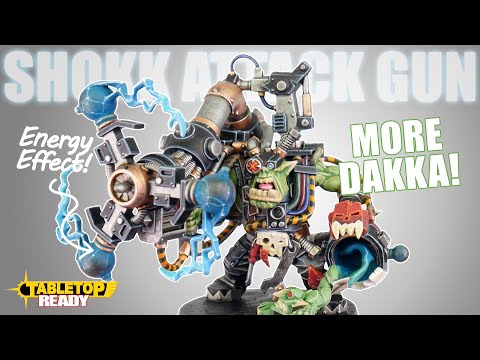 painting an Ork Big Mek with Shokk Attack Gun
