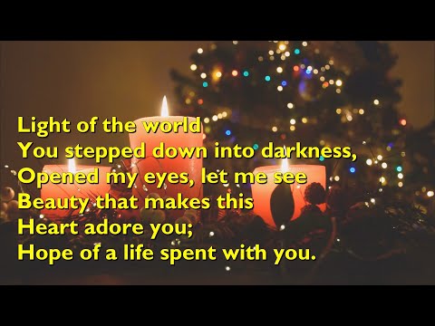 Light of the World (Here I am to Worship - 3vv+refrain) [with lyrics for congregations]