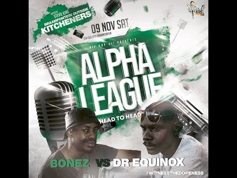 Hip-Hop 411 Presents - The Alpha League Rap Battle 3.0 (BONEZ vs DR.E)