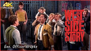 웨스트 사이드 스토리, Gee, Officer Krupke, 한글자막CC, 4K 업스케일링 고화질 고음질, West Side Story