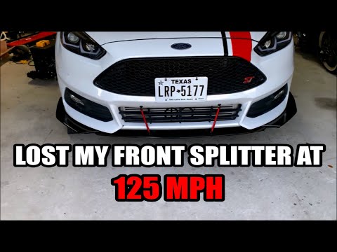 New Front Splitter and Rods from WISH!