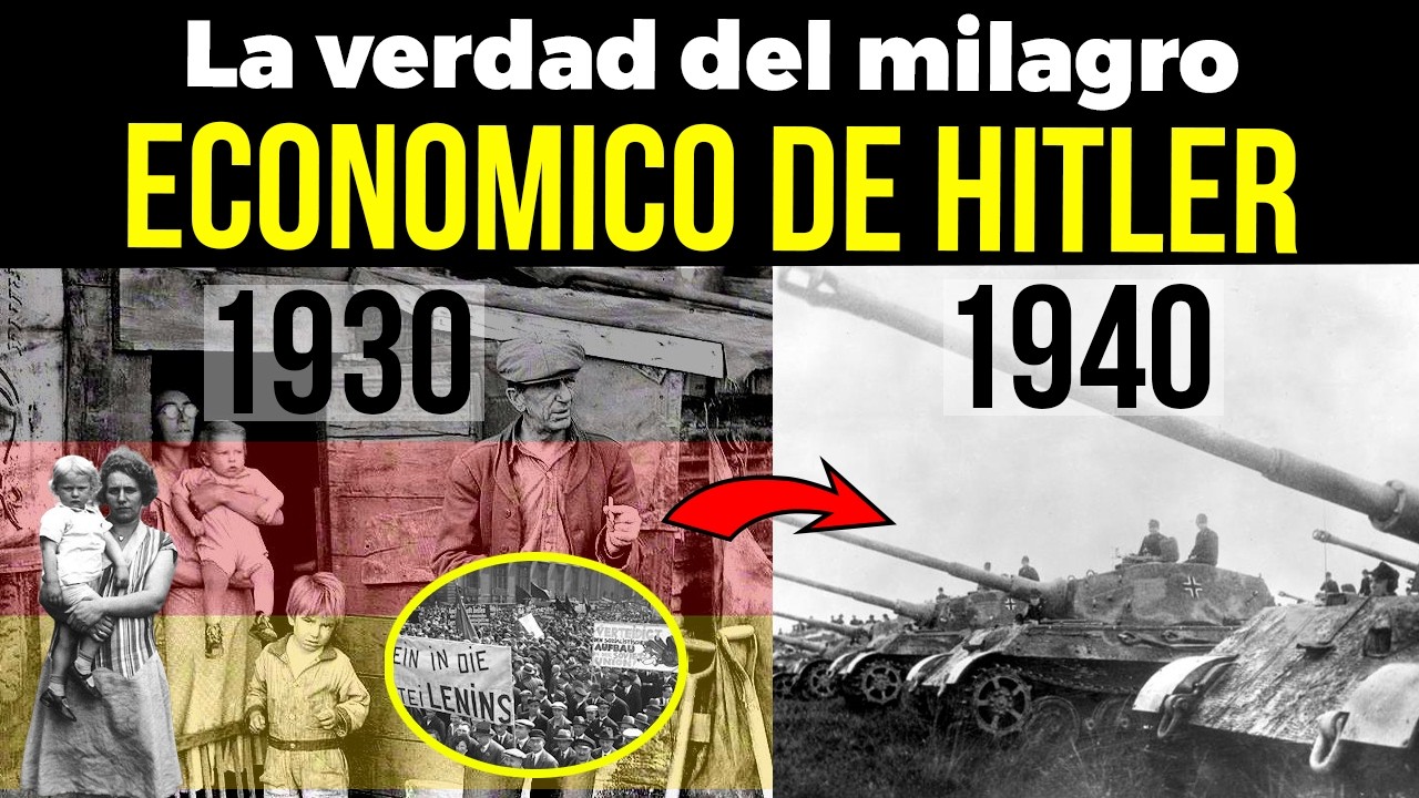 ⚡La verdad oculta del MILAGRO ECONÓMICO DE HITLER
