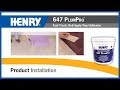 HENRY 647 PLUMPRO Fast Track Roll Apply Vinyl Adhesive