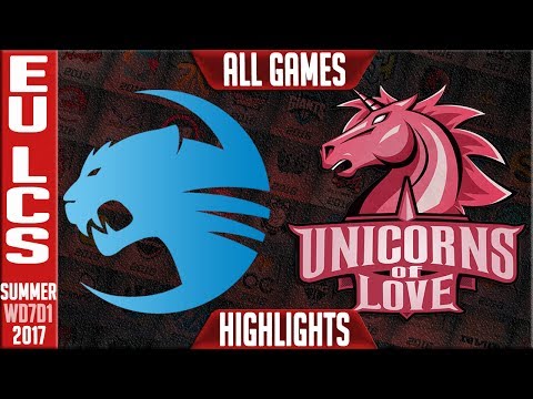 Roccat vs Unicorns of Love Highlights ALL GAMES Week 7 EU LCS summer 2017 ROC vs UOL