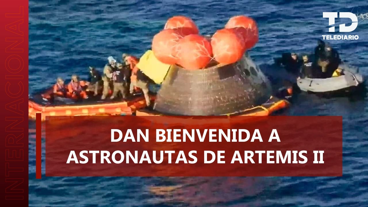 Histórico regreso desde la Luna: así fue el amerizaje de Artemis II en el Pacífico