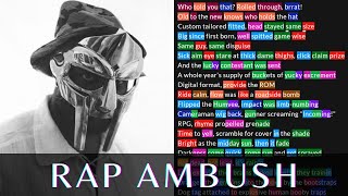 MF DOOM - Rap Ambush | Lyrics, Rhymes Highlighted