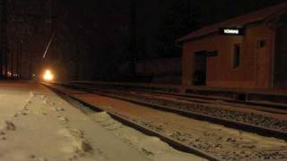 preview picture of video 'Vonnas, un soir de neige'