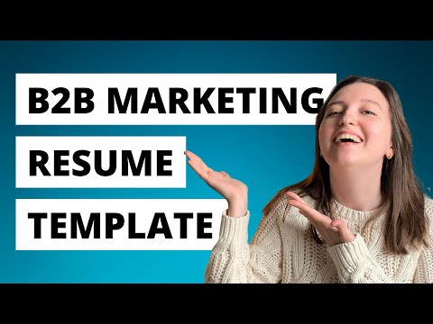 HOW TO CREATE A B2B MARKETING RESUME Step By Step Tutorial Tracking Your Recruitment With Notion