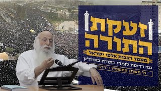 מה מטרת עצרת זעקת התורה - הרב יהודה עמית