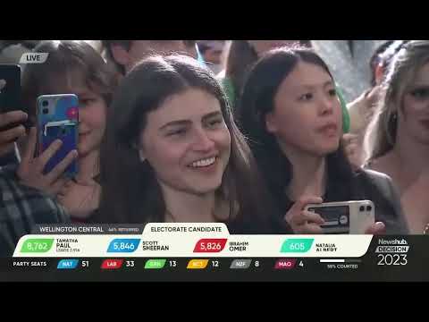 NZ Election Night 2023 - Greens Co-Leader Marama Davidson Speech