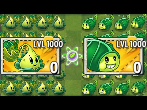 Turkey-pult VS. Zoybean-pod LEVEL 1000 Power Up VS. Gargantuar Zombies 2 in Plants vs Zombies 2