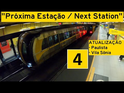 [1151] Metrô SP / Via Quatro - Avisos Sonoros da Linha 4 - Amarela