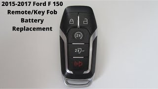 2015-2017 Ford F150 Remote/Key Fob Battery Replacement