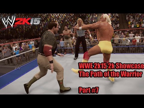 WWE 2K15 - 2K Showcase "PATH OF THE WARRIOR" Playthrough Part 7 [WWE 2K15 Showcase Mode DLC Part 7]