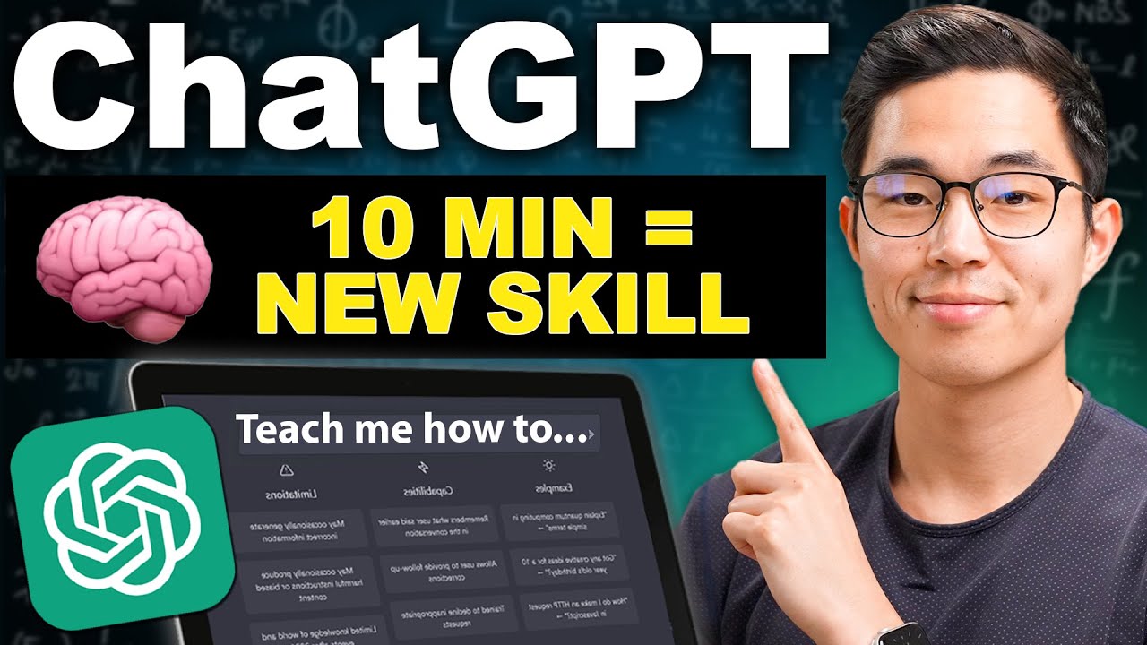 How To Use ChatGPT To Learn ANY Skill Quickly (Tutorial)