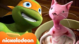 Ninja Turtles Eating the Weirdest Foods Ever for 30 Minutes Straight 🍕 | TMNT | Nicktoons