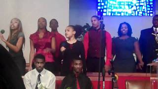 MOYC  singing Bless The Lord (Son Of Man) Tye Tribbett & G.A. Cover, Nia age 13yrs