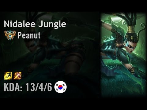 Nidalee Jungle vs Rek'Sai - Peanut - KR Challenger Path 6.3