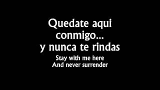 Never Surrender - Skillet ( lyrics Spanish-English )