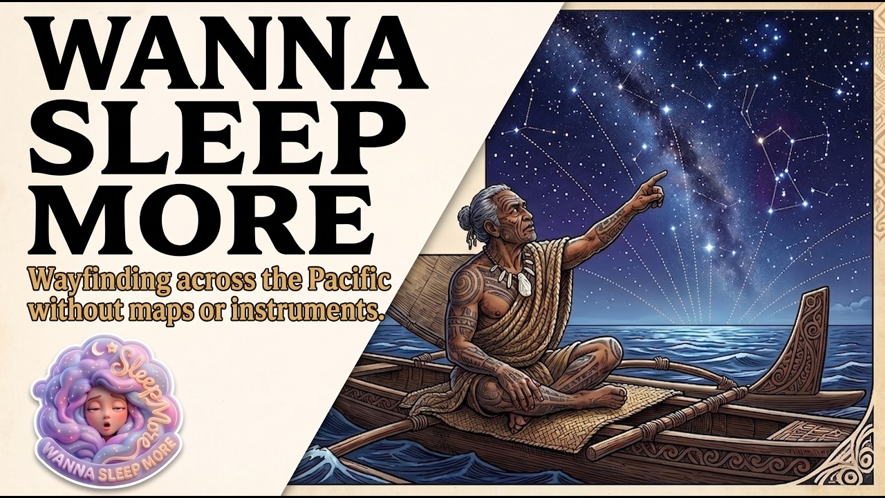 #WannnaSleepMore | BORING STORY FOR SLEEP | Memorizing Star Paths across Pacific without a Map