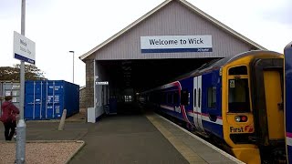 preview picture of video 'Wick Train Station'