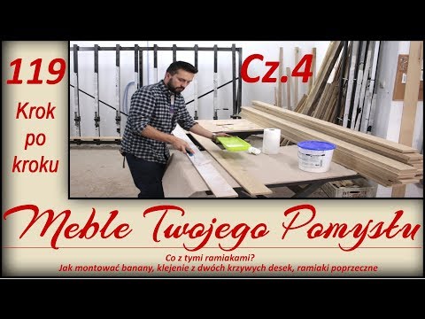 What about these rails? How to assemble bananas, gluing from two curves of boards, transverse stiles