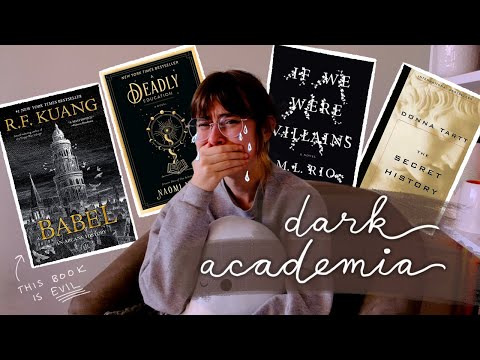 i read the 4 most popular dark academia books (and they broke my heart) | reading vlog