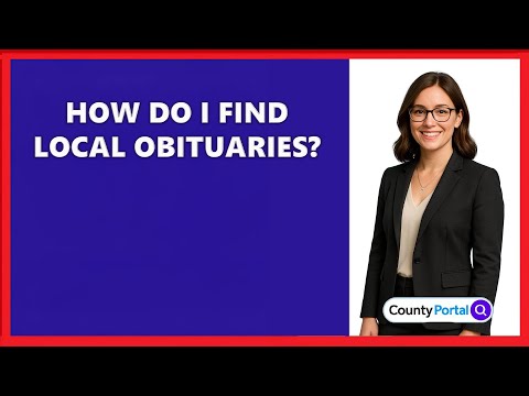 How Do I Find Local Obituaries