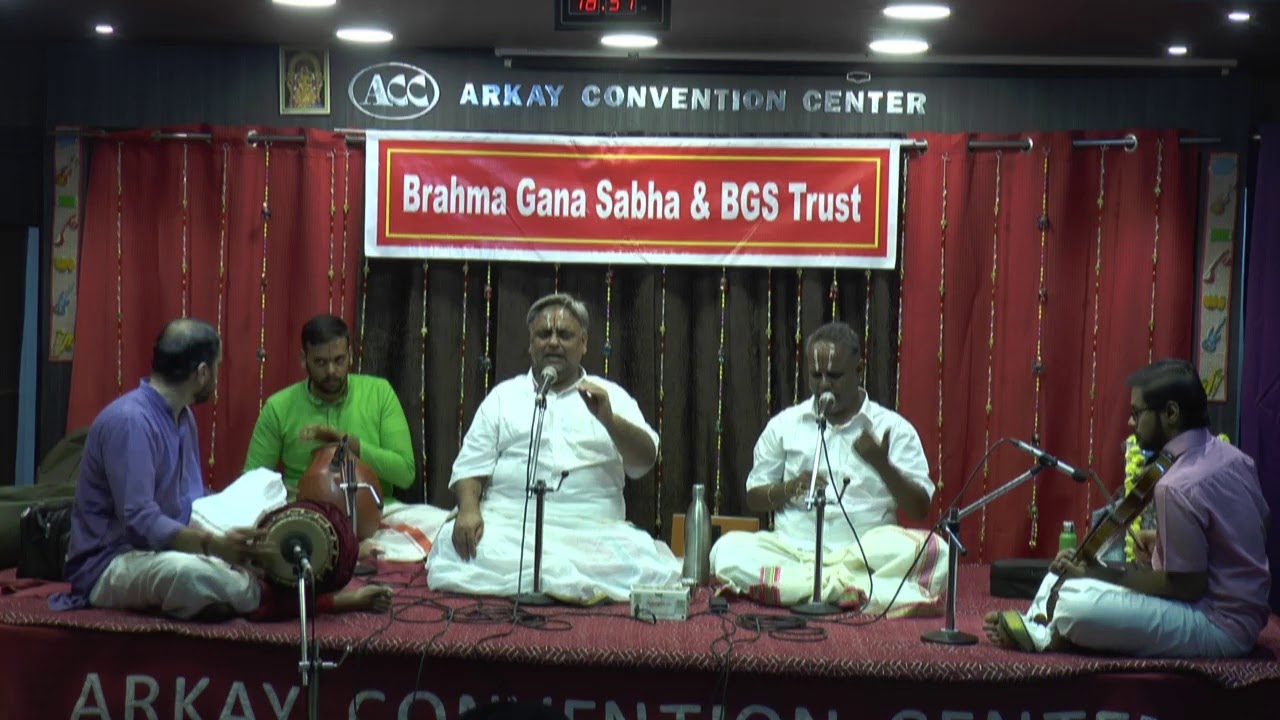 BRAHMA GANA SABHA & BGS TRUST - Thirumalai Bros  Vocal
