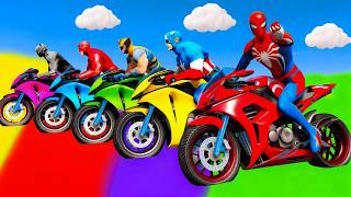 الرجل العنكبوت انقاذ باتمان Spider-Man Rescue batman vs iron man vs venom funny Game GTA 5 superhero