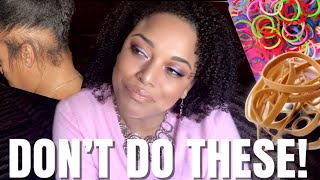 Top 3 WORST HIGH POROSITY Mistakes | CURSE Dry Hair WORST Hair Tool NO LENGTH Hairstyle  MelissaQ