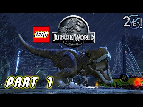 Lego Jurassic World Part 1 - Co-Op PS4 Walkthrough