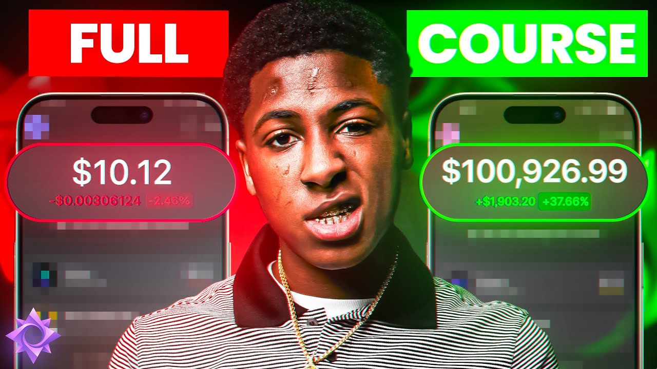 How To Turn $10 Into $100,000 Trading Memecoins (Full Course)