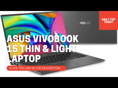 ASUS VivoBook 15 Thin & Light Laptop, 15.6” FHD Display, AMD Quad Core R7-3700U CPU, 8GB DDR4 RAM