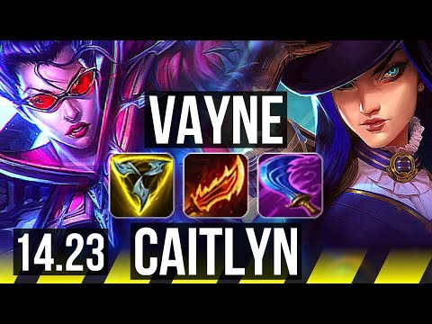 VAYNE & Lulu vs CAITLYN & Pyke (ADC) | Legendary | NA Grandmaster | 14.23