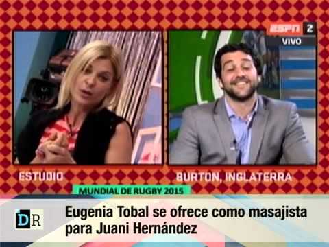 Tobal se ofrece como masajista para rugbier Juani Hernandez 29 09