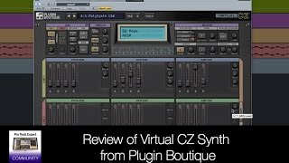 Video thumbnail for Review of Virtual CZ Synth from Plugin Boutique by Production Expert