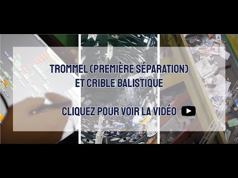 Etape 2 : première séparation des déchets