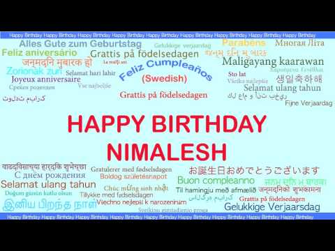 Nimalesh   Languages Idiomas - Happy Birthday
